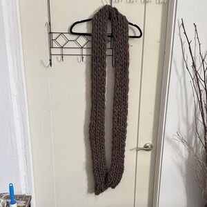 Zara Brown Knit Scarf